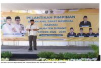 Foto dalam sambutan Bupati Subang pada Pelantikan Baznas Kab. Subang Periode 2025 – 2030 – (3/12/2025).