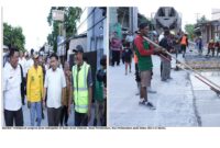 Gambar Peninjauan progres jalan kabupaten di Ruas Jalan Veteran, Desa Pamanukan, Kec.Pamanukan pada Rabu (03/12/2025).