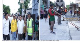 Gambar Peninjauan progres jalan kabupaten di Ruas Jalan Veteran, Desa Pamanukan, Kec.Pamanukan pada Rabu (03/12/2025).