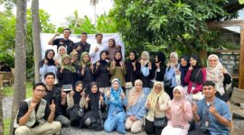 Dompet Dhuafa Lampung adakan Humanitalk di Rujak Petir ajak peserta untuk peduli dengan bencana di Sumatera (Ajeng Dini Utami/SUARA UTAMA)