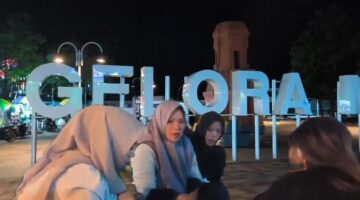 Pengunjung Gelora SAE Mulai Ramai, PKL Saling Menjaga Kondusifitas dan Ini Harapan Paguyuban