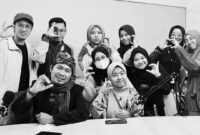 FOTO: Dokumen Pribadi penulis, Coach Mas Andre Hariyanto saat sharing ilmu jurnalistik dan kepenulisan di Studio BMKA Salman Institut Teknologi Bandung (ITB), Jawa Barat (Andre Hariyanto/SUARA UTAMA)