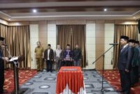 Wakil Wali Kota Azhar Hamzah lantik Pejabat Eselon II Sungai Penuh (Reza Nofri Mulya/SUARA UTAMA)