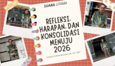 Yulianto Kiswocahyono, S.E., S.H., BKP, Komite Bidang Fiskal dan Moneter KADIN Jawa Timur, usai memberikan refleksi akhir tahun dan harapannya terkait konsolidasi fiskal menuju 2026. Momen ini sekaligus menjadi ajakan memperkuat sinergi pemerintah, pelaku usaha, dan masyarakat wajib pajak demi pemulihan ekonomi berkelanjutan.