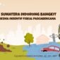Ilustrasi banjir dan longsor di wilayah Sumatera disertai figur praktisi pajak Yulianto Kiswocahyono, SE., SH., BKP, yang menyoroti pentingnya skema insentif fiskal dalam percepatan pemulihan UMKM pascabencana.