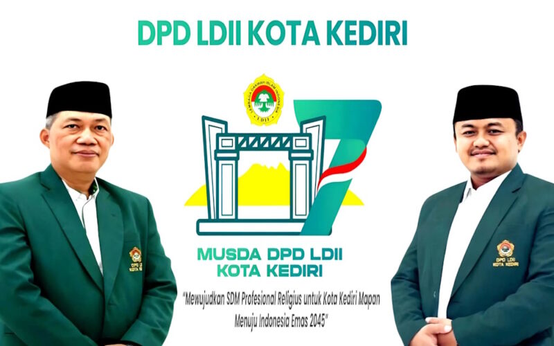 Musda VII Hasilkan Agung Riyanto dan Asyhari Eko Prayitno Pimpin LDII Kota Kediri Periode 2025–2030