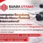 Suara Utama Buka Kesempatan Bergabung bagi Jurnalis dan Kontributor di Seluruh Indonesia