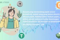 Ilustrasi Representasi Eko Wahyu Pramono dalam edukasi pajak investasi saham dan kripto.