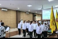 Fhoto : Saat Pelantikan Pengurus Karang Taruna 4 Kecamatan