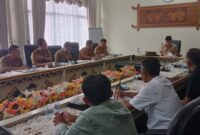 Fhota saat ALUN audiensi dengan Bupati Tanggamus dan OPD Tanggamus