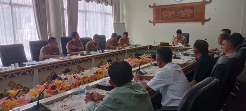 Fhota saat ALUN audiensi dengan Bupati Tanggamus dan OPD Tanggamus