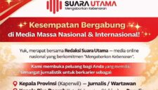 FOTO: Redaksi Suara Utama Buka Kesempatan Bergabung bagi Calon Jurnalis di Seluruh Indonesia (Andre Hariyanto/SUARA UTAMA)