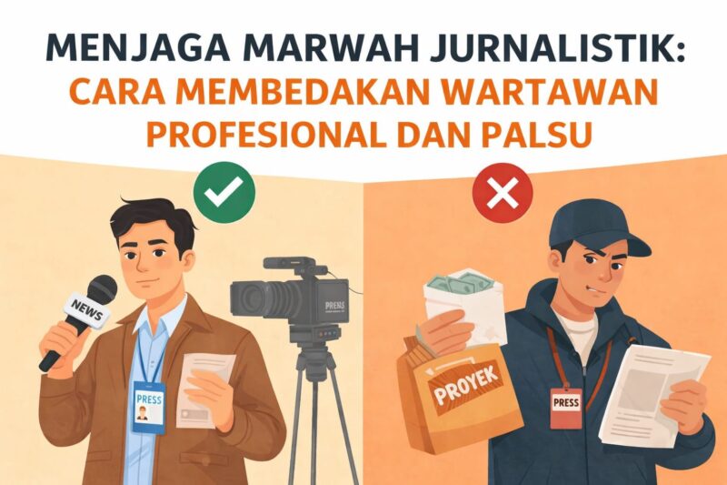 FOTO: Tips Mengenal Wartawan Bodrex dan Wartawan Profesional (Andre Hariyanto/SUARA UTAMA)