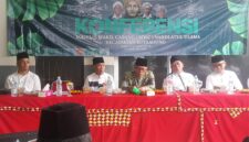 Ketua PC NU Tanggamus dan Tokoh NU Setempat Saat Hadir Pada Konferensi MWC NU Kecamatan Kotaagung