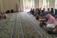 Suasana di Masjid Agung Nurul Faidzin Saat Kajian Edukasi dan Inspirasi Keislaman