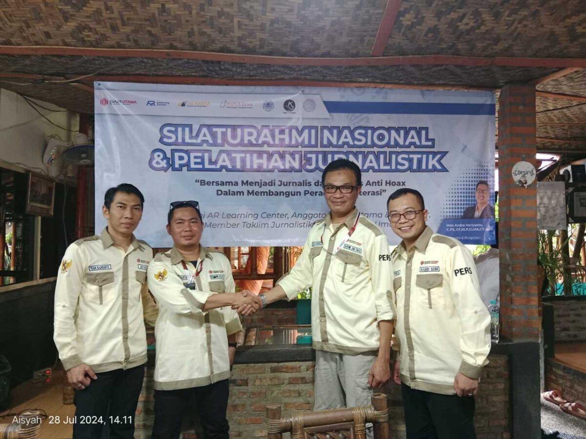 FOTO : Silaturahmi Nasional Wartawan: Pelatihan Jurnalistik dan Peresmian INI Kabar (Aisyah Putri/SUARA UTAMA)