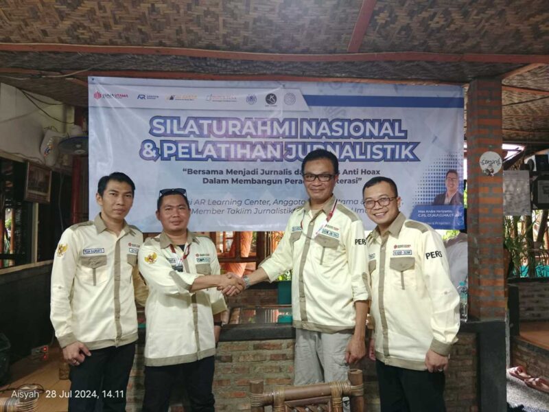 FOTO : Silaturahmi Nasional Wartawan: Pelatihan Jurnalistik dan Peresmian INI Kabar (Aisyah Putri/SUARA UTAMA)