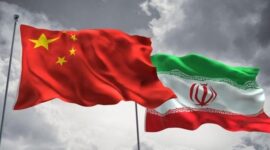 FOTO : Bendera China dan Iran. (Istimewa/SUARA UTAMA)