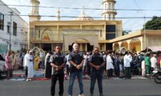 Toleransi Nyata di Hari Raya, YNCI Bitung Chapter Lintas Agama Amankan Sholat Idul Fitri