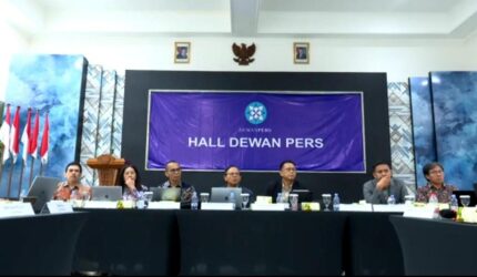 FOTO: Perkuat Ekosistem Media, Dewan Pers Uji Publik Regulasi Dana Jurnalisme (Andre Hariyanto/SUARA UTAMA)