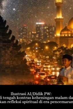 Harmoni Nyepi dan Idulfitri di Tengah Pencemaran Cahaya Buatan