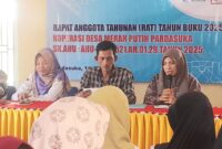 Pengurus KDKMP,BA KDKMP, Pengawas KDKMP, Pendamping Desa Saat RAT Berlangsung Pada KDKMP Pardasuka