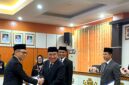 Bupati Tanggamus Saat Melantik Pejabat Birokrasi Tanggamus