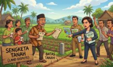 Penggurus Kelompok Tani Meraang Dan Tokoh Adat Menyambangi Mapolres Berau. Menyerahkan Surat Garapan Mereka