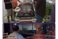 Foto Ramli (50) harus dilarikan ke ruang darurat setelah menjadi korban penikaman (R.Salam)