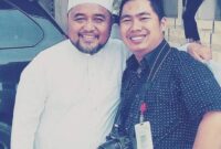 FOTO: Kiri, KH Dr Amir Faishol Fath, Lc., M.A., dai dan ahli tafsir Al-Qur’an di Indonesia; kanan, Andre Hariyanto, Pemimpin Redaksi Media Nasional SUARA UTAMA (Dok. Pribadi/SUARA UTAMA).