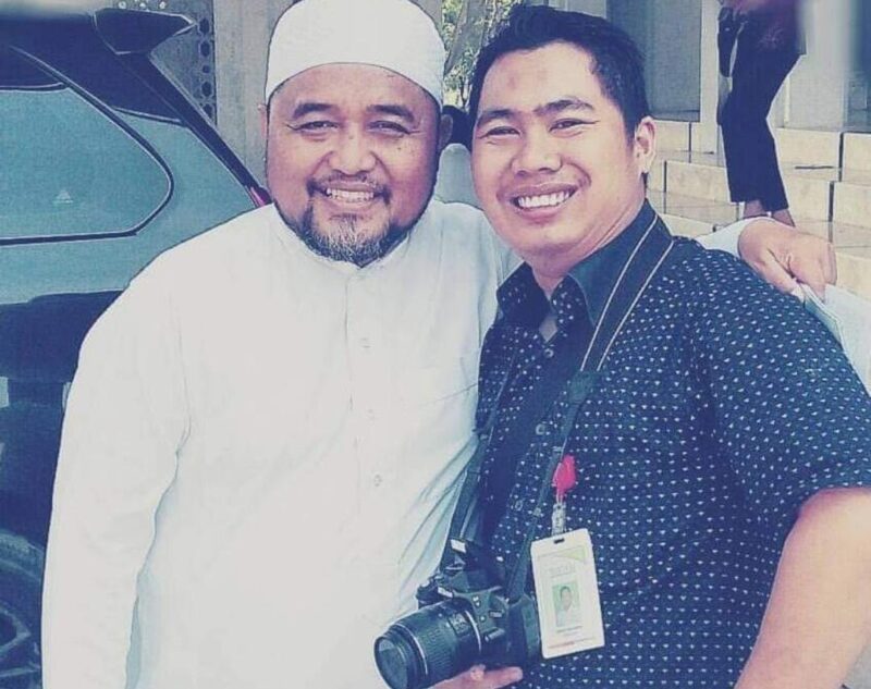 FOTO: Kiri, KH Dr Amir Faishol Fath, Lc., M.A., dai dan ahli tafsir Al-Qur’an di Indonesia; kanan, Andre Hariyanto, Pemimpin Redaksi Media Nasional SUARA UTAMA (Dok. Pribadi/SUARA UTAMA).