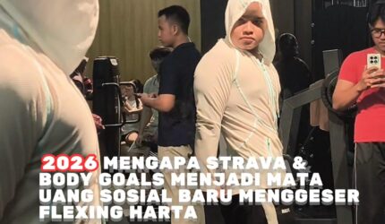 FOTO: 2026, Mengapa Strava & Body Goals Menjadi Mata Uang Sosial Baru Menggeser Flexing Harta (Mohamad Rivai R Naha/SUARA UTAMA)