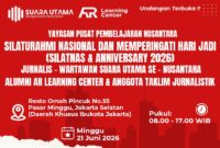 FOTO: Silatnas & Anniversary, Suara Utama dan AR Learning Center Gelar Agenda Nasional Perkuat Profesionalisme (Dok.Pribadi/SUARA UTAMA)