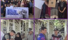 Hari Buruh Internasional. Serikat Pekerja PAMA Dan Unit Kerja Site. Bersama Manajemen PAMA BRCB. Penyaluran bantuan berupa 36 paket sembako, 19 paket alat pendidikan