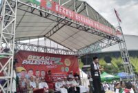 FOTO: Kegiatan Aksi Bekasi Bersama Palestina Jilid  untuk kembalinGaungkan Solidaritas Untuk Gaza (Mutsaqoh Fiddin/SUARA UTAMA)