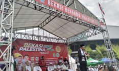 Aksi Bekasi Bersama Palestina Jilid 6, Gaungkan Solidaritas Tanpa Henti untuk Gaza
