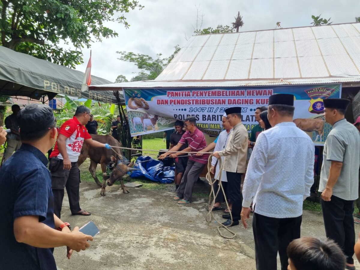 Berbagi Hewan Kurban, Wujud Kepedulian Polri untuk Masyarakat