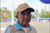 Foto kepala dinas ketenagakerjaan kabupaten berau anang sapriani diacara may day 2026