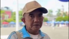 Foto kepala dinas ketenagakerjaan kabupaten berau anang sapriani diacara may day 2026