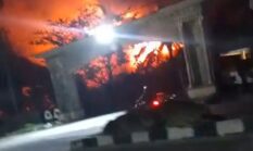 Rumah jabatan Bupati Bulungan di Tanjung Selor dilaporkan mengalami kebakaran