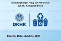 Surat Edaran DLHK Berau 