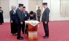 Isi Kekosongan Jabatan, Wali Kota Saparudin Resmi Lantik Budiyanto sebagai Pj Sekda Pangkalpinang