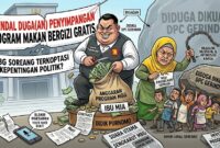 Ilustrasi Penyalahgunaan Kekuasaan Untuk Kepentingan Dompet Pribadi