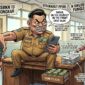 Ilustrasi Oknum Petugas Sekolah yang Memanfaatkan Moment PPDB saat Penerimaan Siswa Baru.
