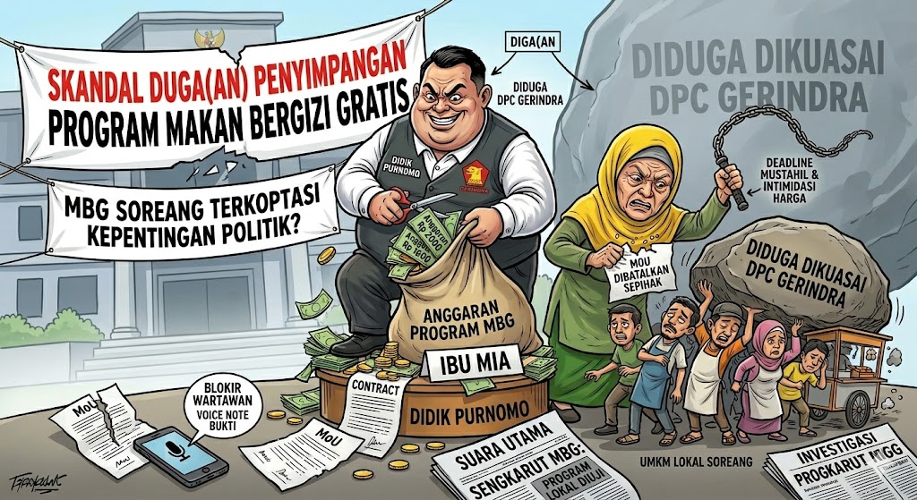 Ilustrasi Penyalahgunaan Kekuasaan Untuk Kepentingan Dompet Pribadi