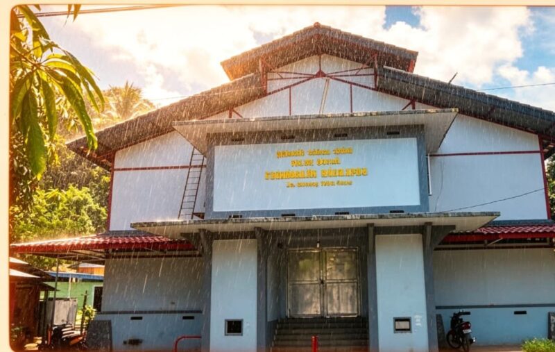 foto gedung bioskop lama teluk bayur