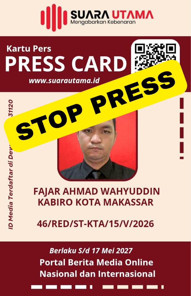 FOTO: Pemberitahuan Resmi STOP PRESS Media Suara Utama Atas Nama Fajar Ahmad Wahyuddin (Dok. Pribadi/SUARA UTAMA)