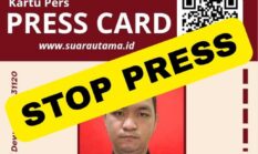 Pemberitahuan STOP PRESS Media Suara Utama Atas Nama Fajar Ahmad Wahyuddin
