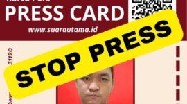 FOTO: Pemberitahuan Resmi STOP PRESS Media Suara Utama Atas Nama Fajar Ahmad Wahyuddin (Dok. Pribadi/SUARA UTAMA)