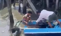Air Laut Surut Mendadak Dan naik/ pasang, secara cepat tidak seperti biasa. Usai Gempa, Warga Pesisir Berau Panik.